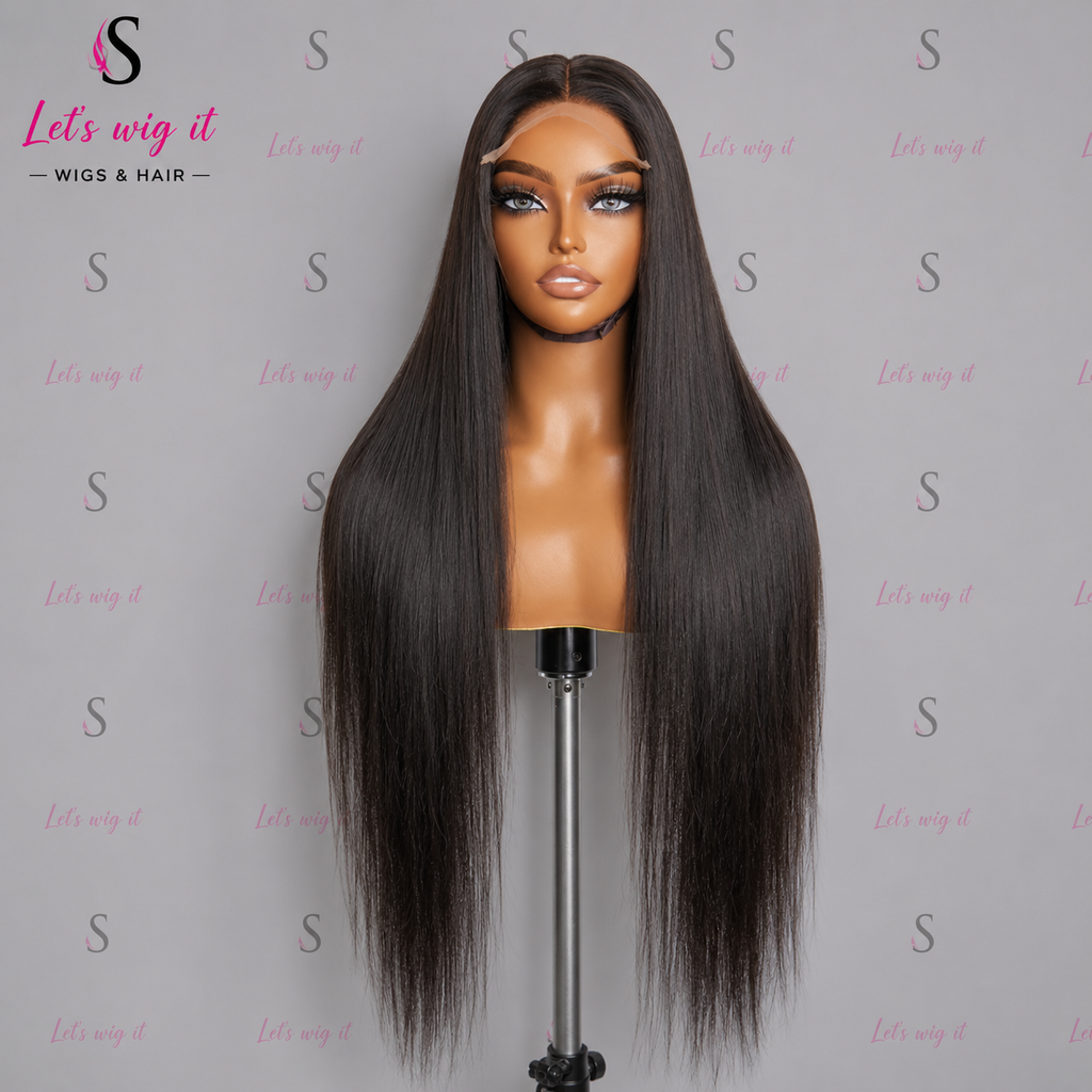 180% Density 5x5 Glueless Lace Closure Wig Straight