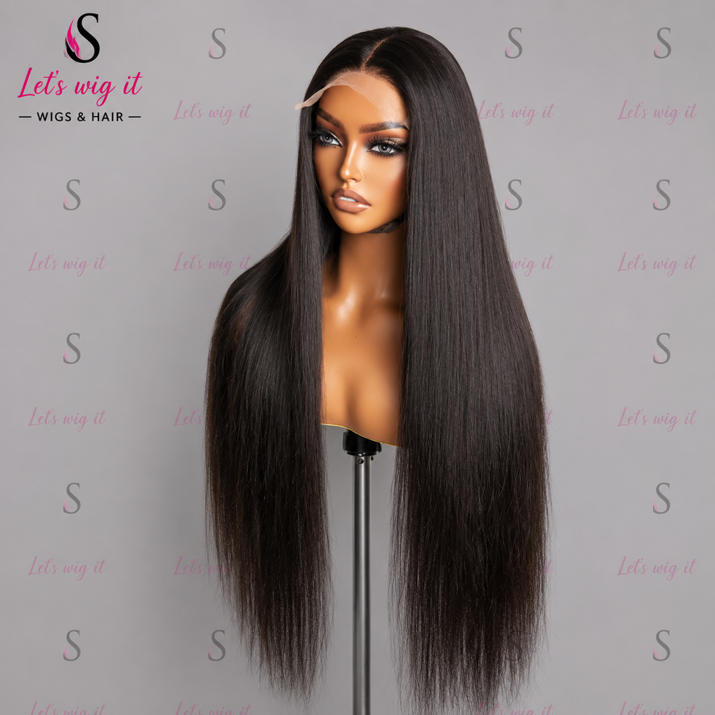 180% Density 5x5 Glueless Lace Closure Wig Straight