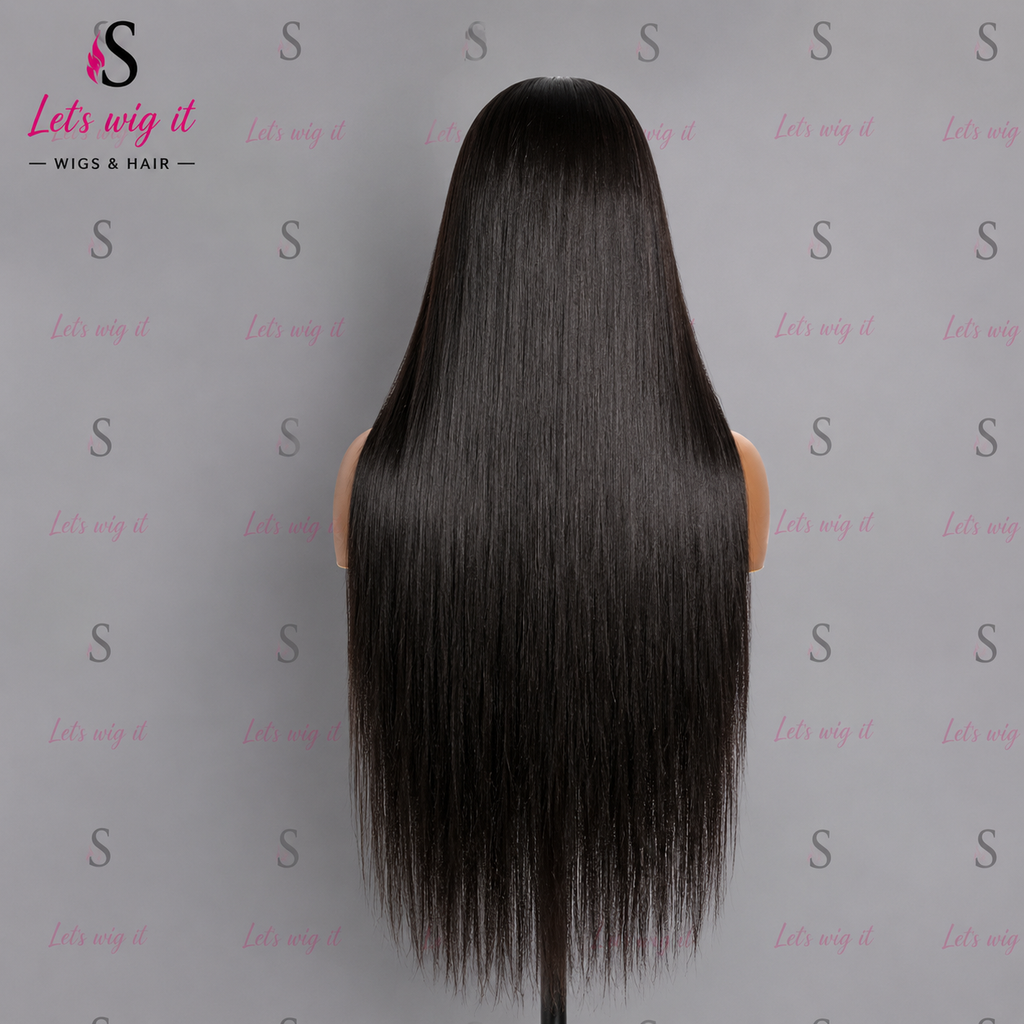 180% Density 5x5 Glueless Lace Closure Wig Straight