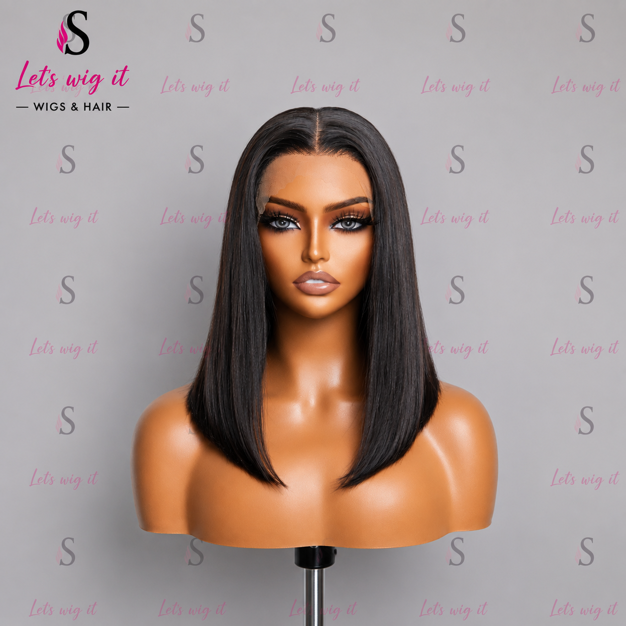 150% Density 13x4 Pre-Plucked Lace Frontal Bob Wig Straight