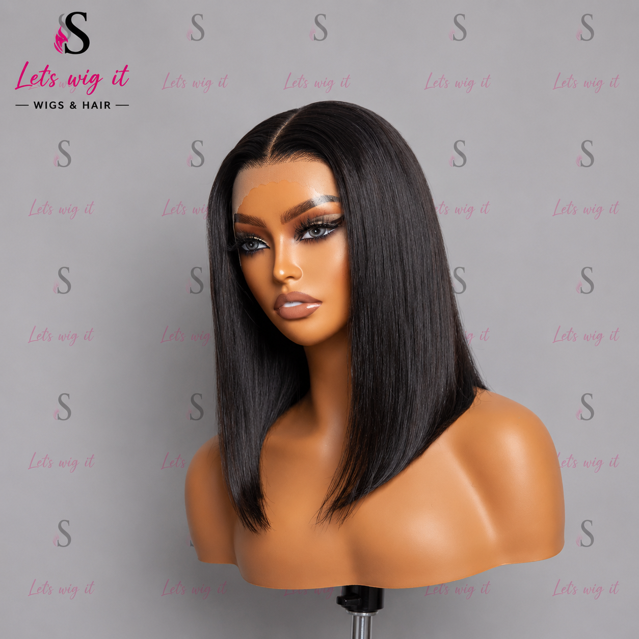 150% Density 13x4 Pre-Plucked Lace Frontal Bob Wig Straight