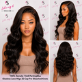 150% Density 13x6 PartingMax Glueless Lace Wigs 3D Cap Pre-Bleached