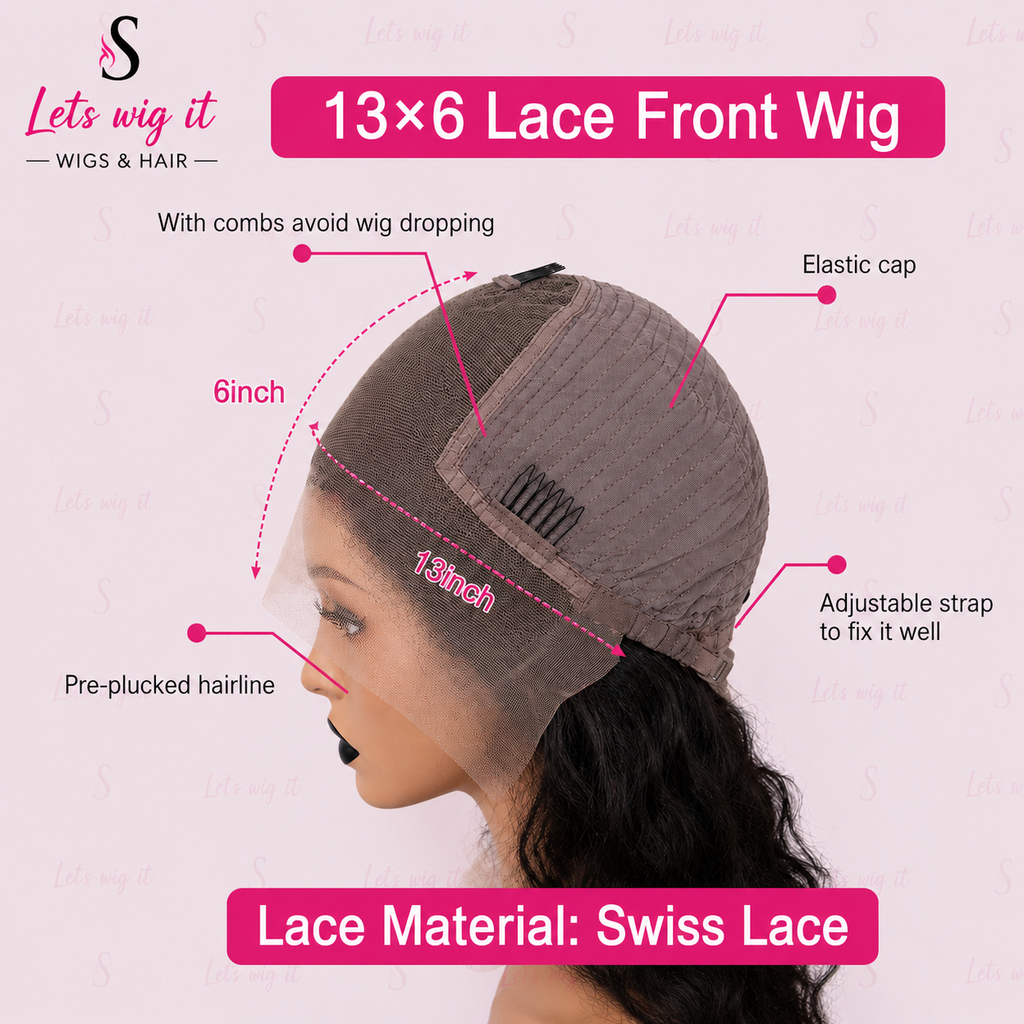 150% Density 13x6 PartingMax Glueless Lace Wigs 3D Cap Pre-Bleached