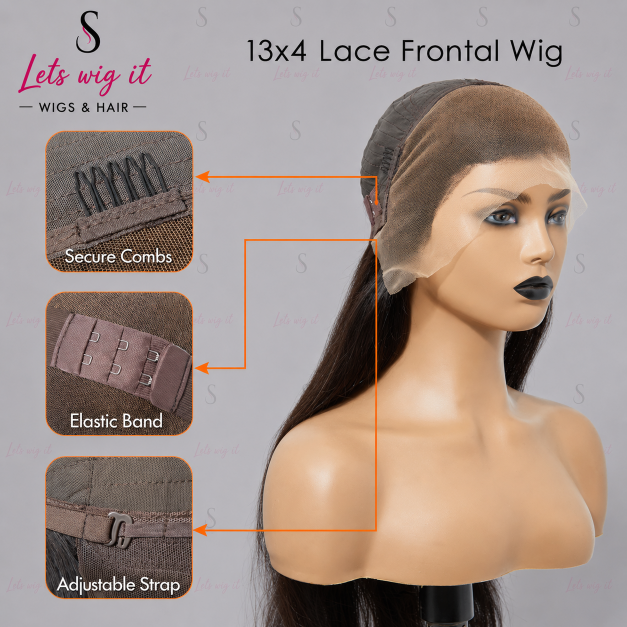 200% Density 13x4 Full Frontal Lace Wig Body Wave