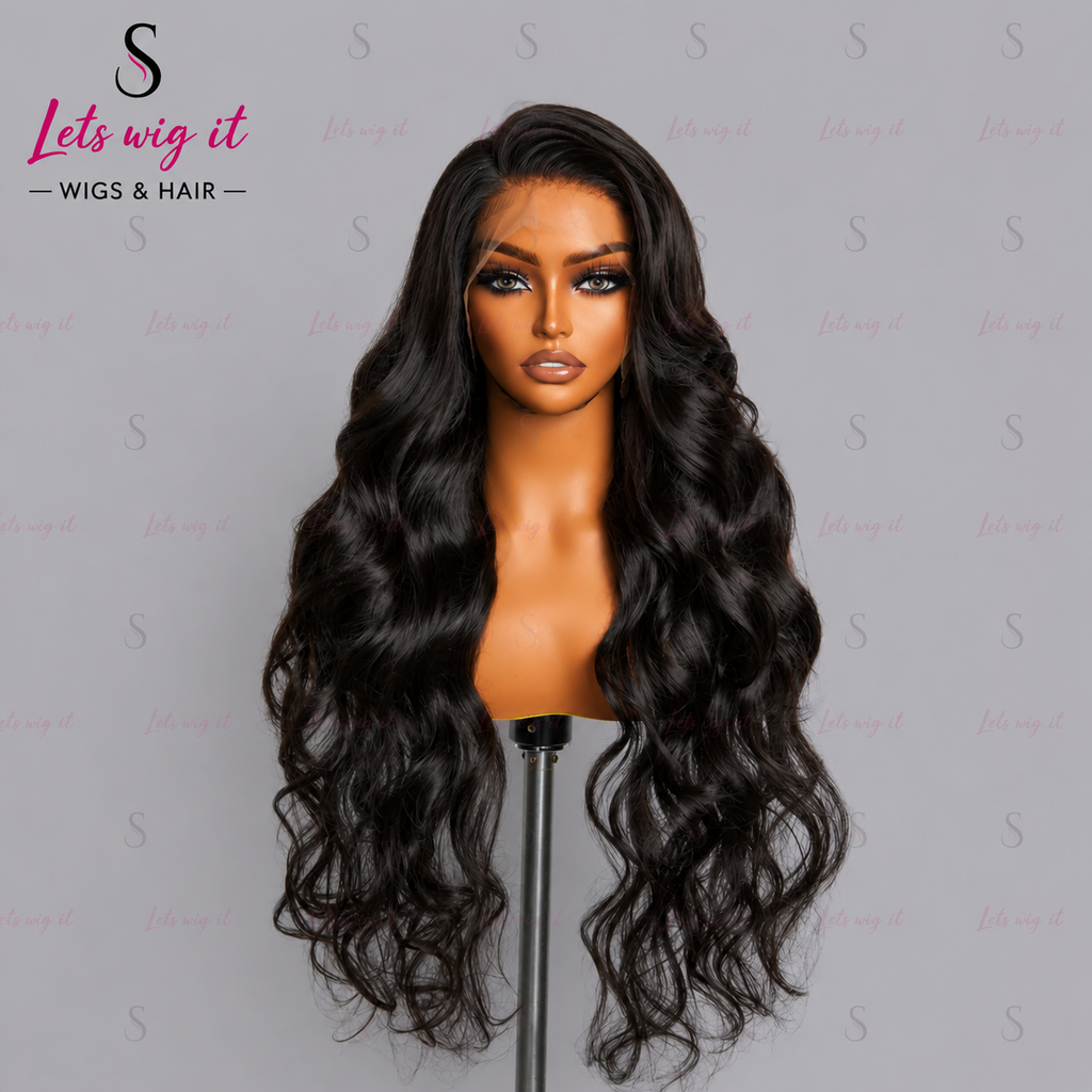 200% Density 13x4 Full Frontal Lace Wig Body Wave