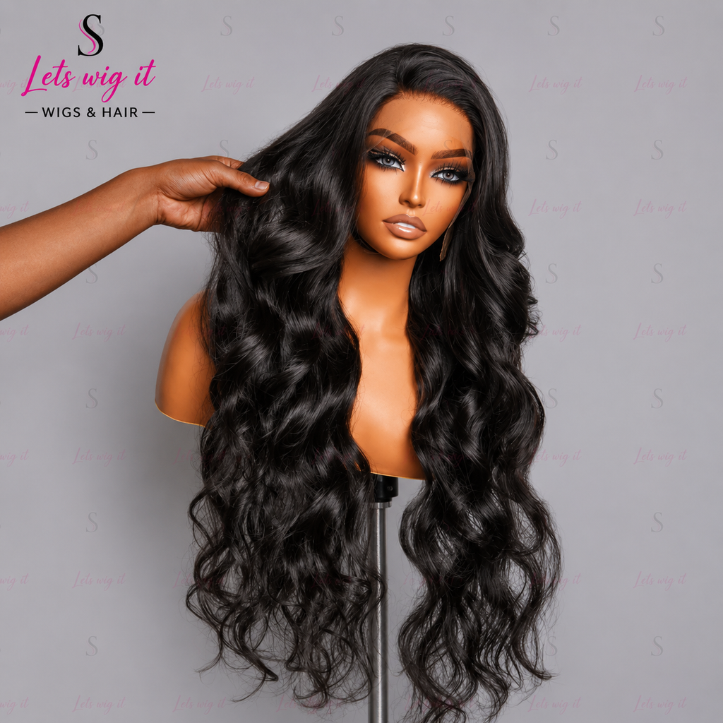 200% Density 13x4 Full Frontal Lace Wig Body Wave