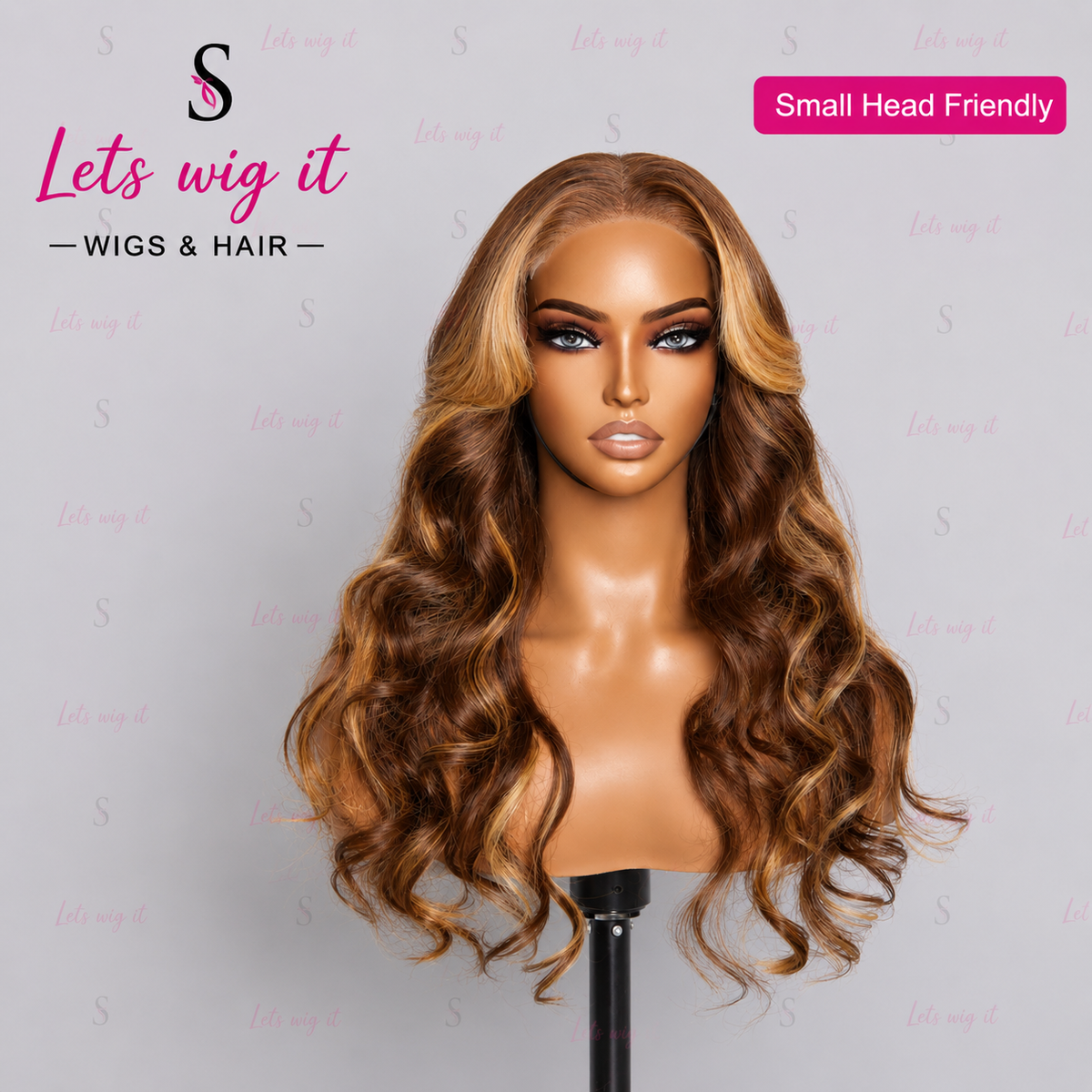 Wear And Go Glueless 150% Density 5x5 Lace Closure Wig #4/27 Body Wave