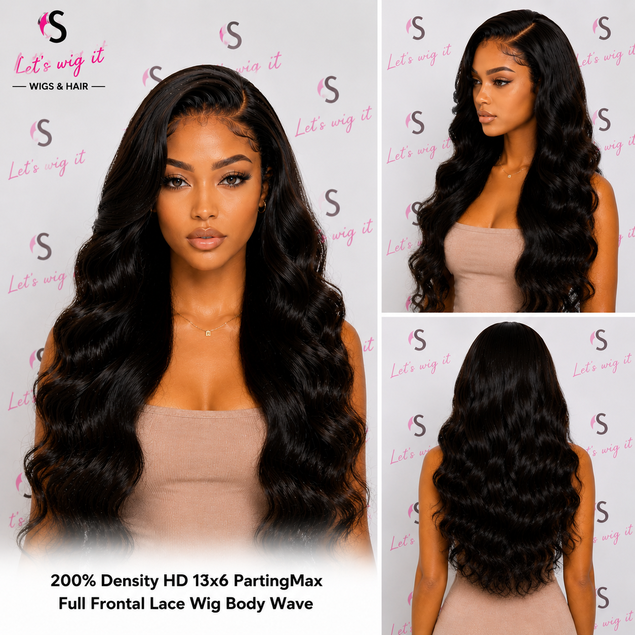200% Density HD 13x6 PartingMax Full Frontal Lace Wig Body Wave