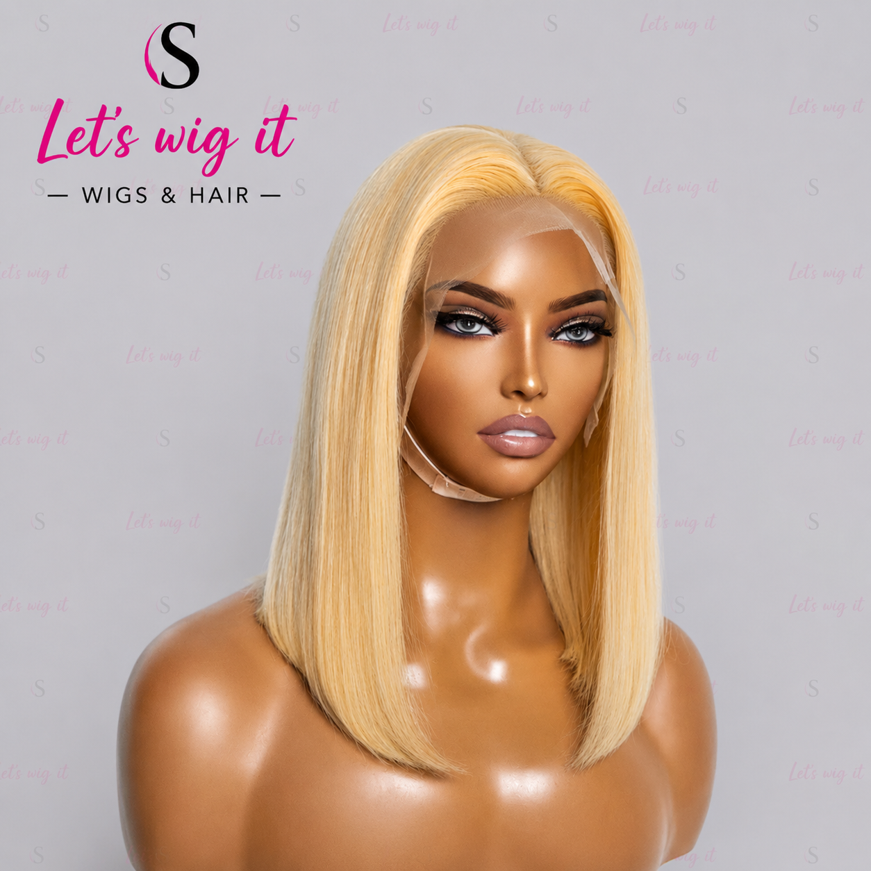 150% Density Pre-Plucked 13x4 Lace Frontal Bob Wig Straight #613