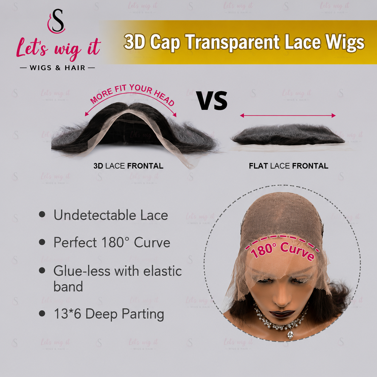 150% Density 13x6 PartingMax Glueless Lace Wig 3D Cap Pre-Bleached