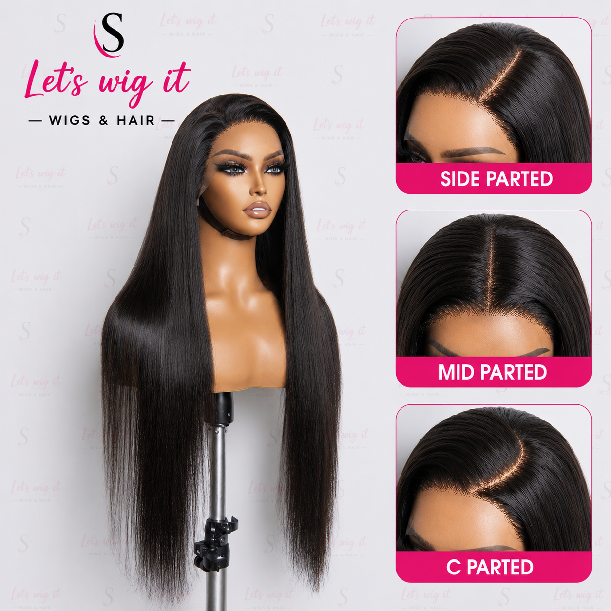 150% Density 13x6 PartingMax Glueless Lace Wig 3D Cap Pre-Bleached