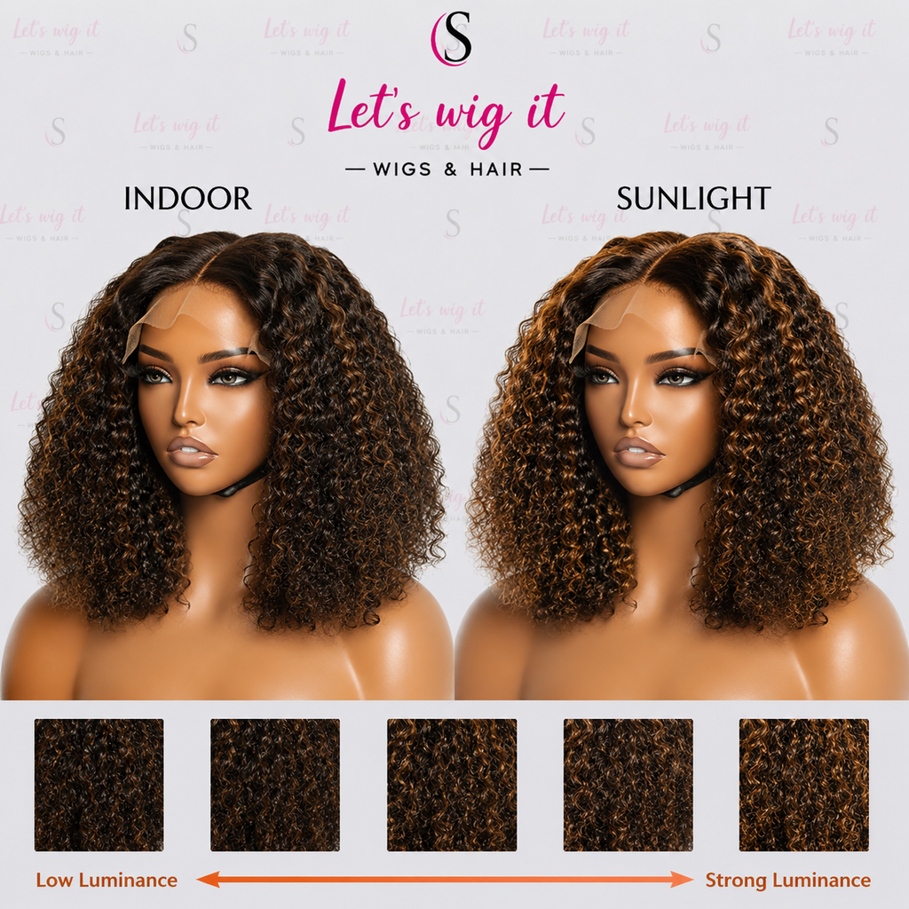 150% Density 5x5 Closure Lace Wig Kinky Curly 14 Inch