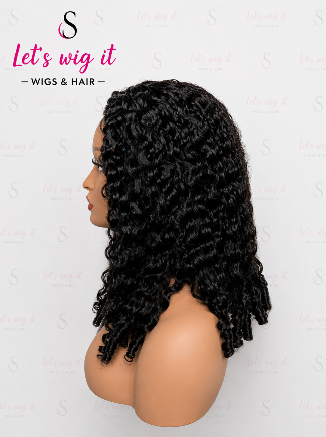 Wear And Go 180% Density Half Wig Burmese Curly