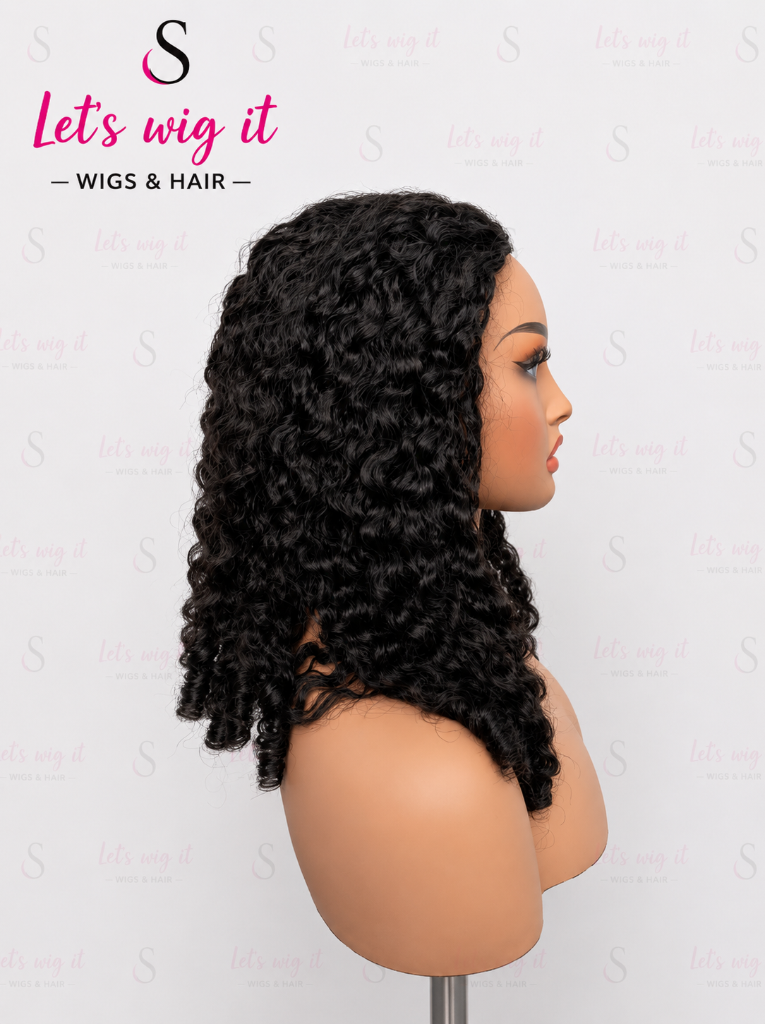 Wear And Go 180% Density Half Wig Burmese Curly