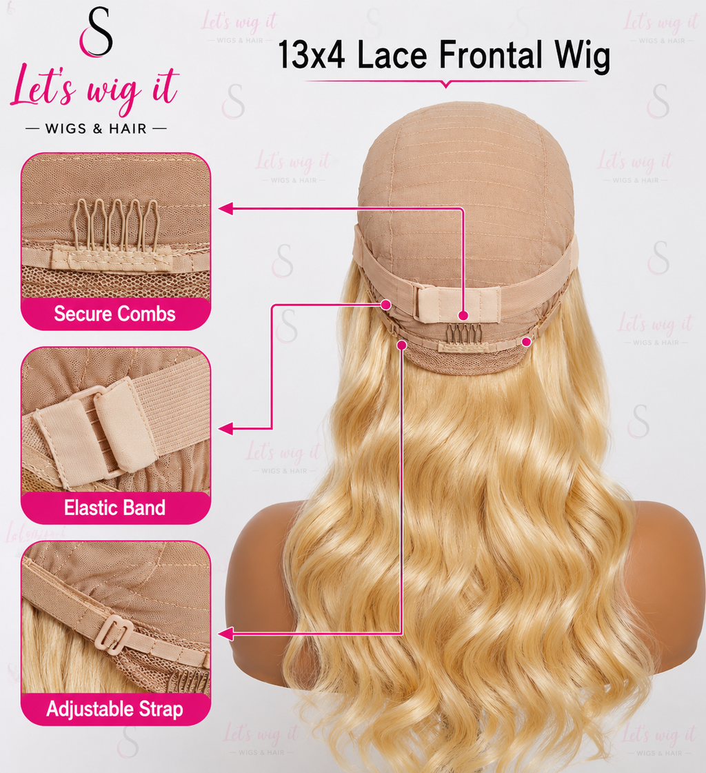 150% Density 13x4 Pre-Plucked Lace Frontal Wig Body Wave #613