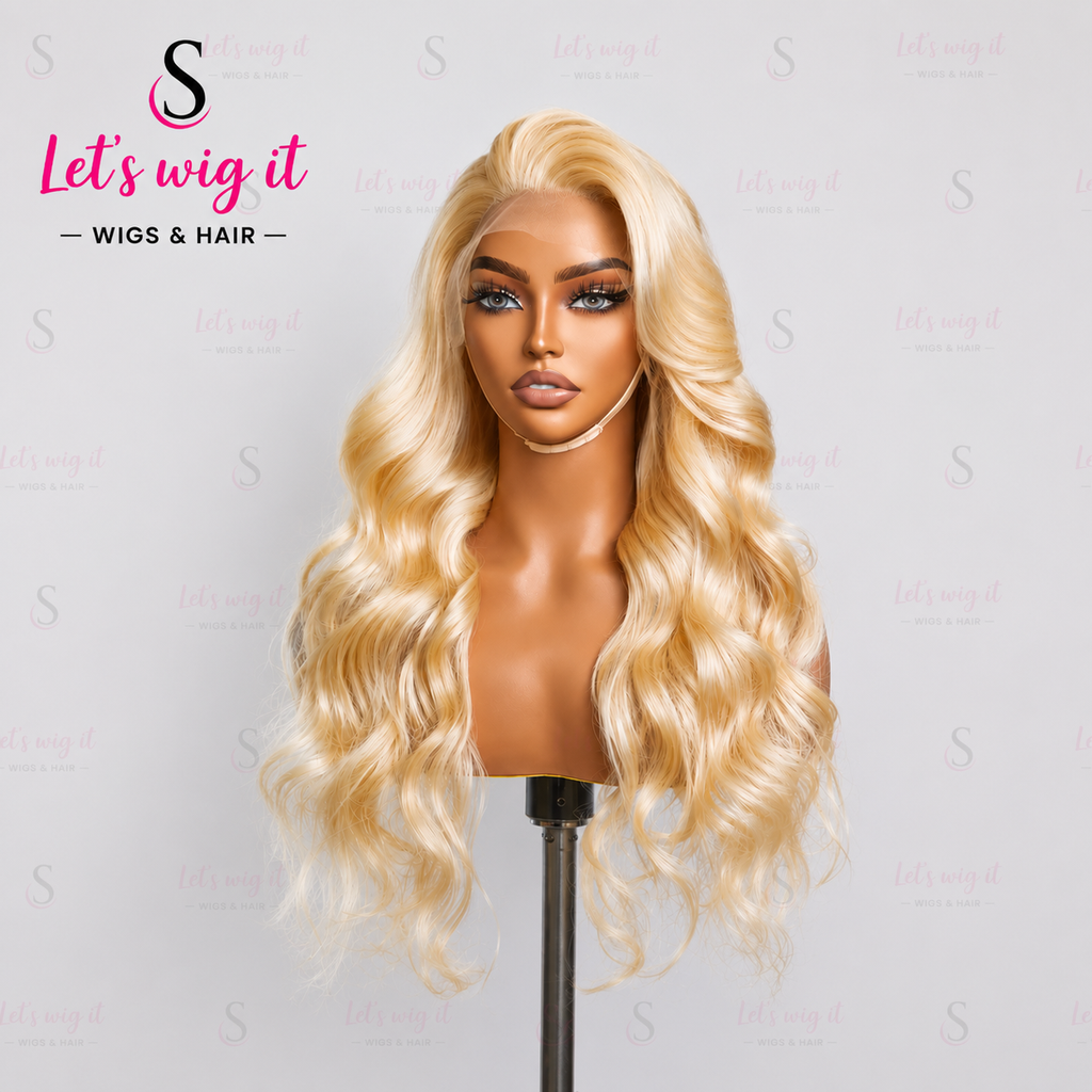 150% Density 13x4 Pre-Plucked Lace Frontal Wig Body Wave #613