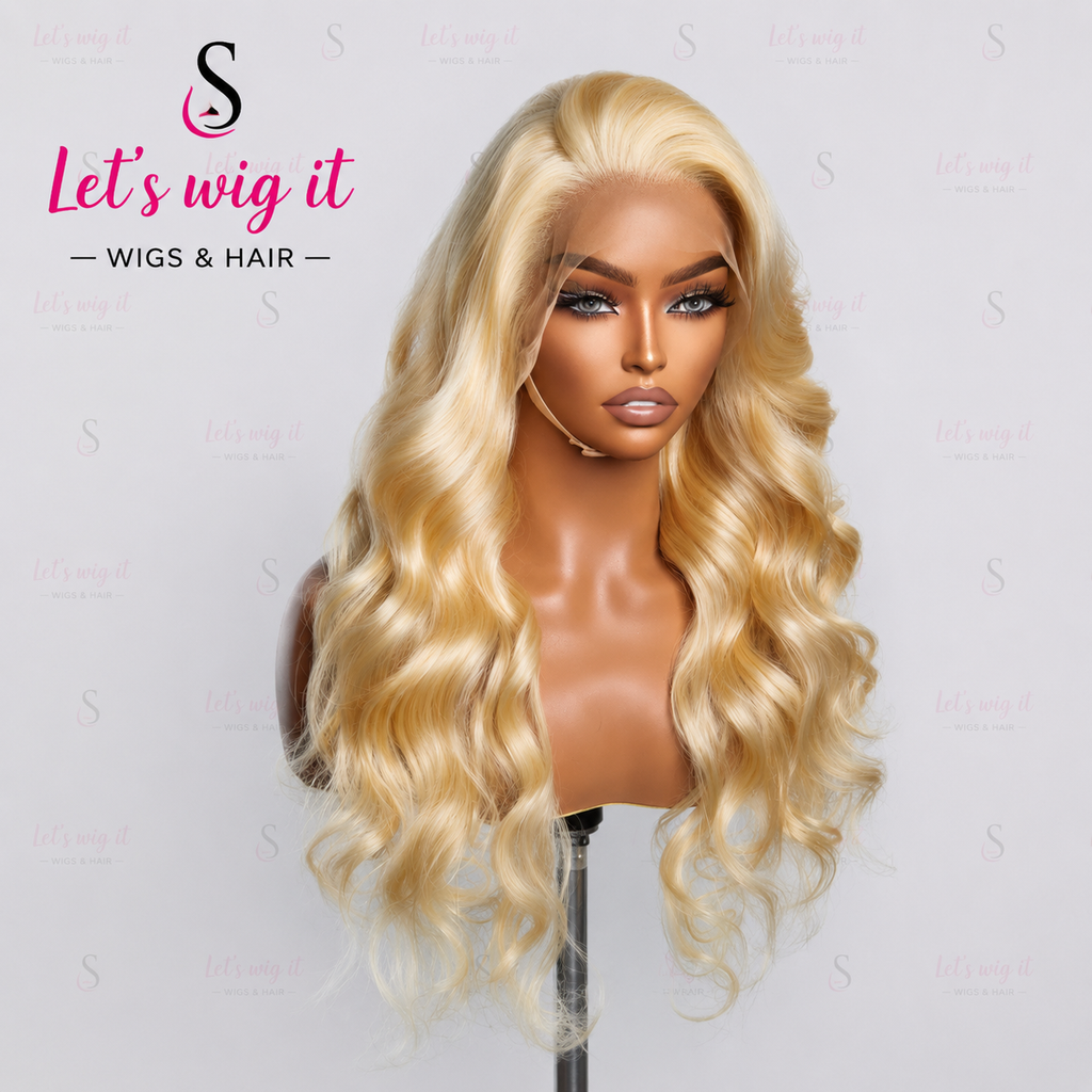 150% Density 13x4 Pre-Plucked Lace Frontal Wig Body Wave #613