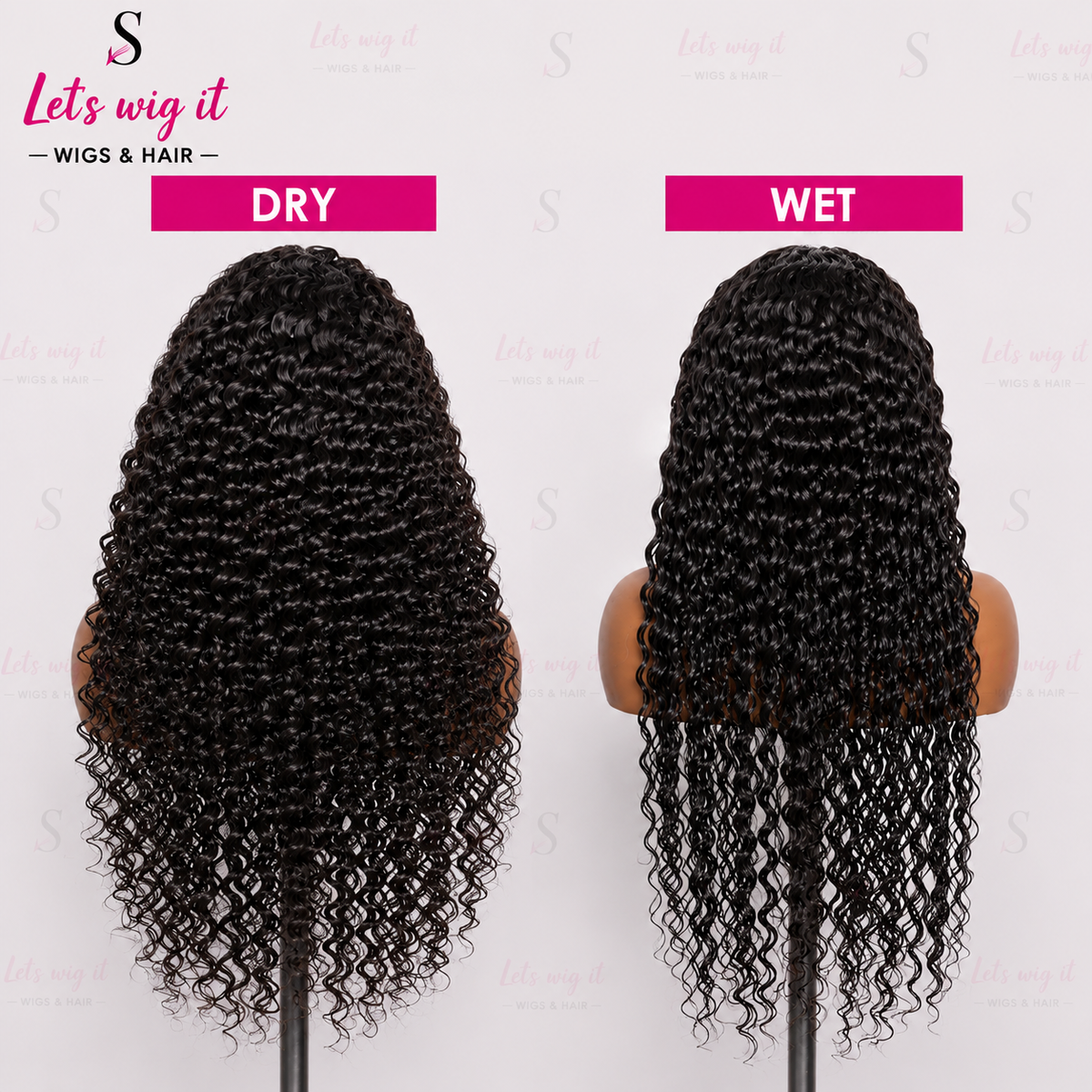 200% Density 13x4 Full Frontal Lace Wig Deep Wave