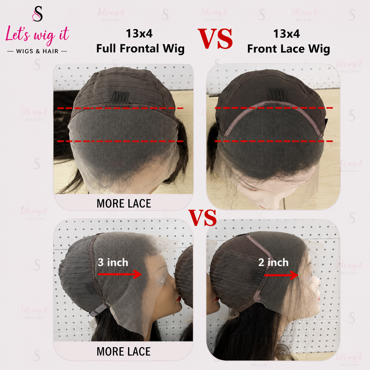 200% Density 13x4 Full Frontal Lace Wig Deep Wave