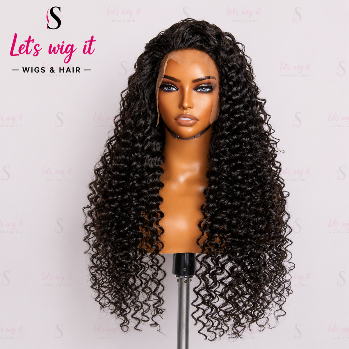 200% Density 13x4 Full Frontal Lace Wig Deep Wave