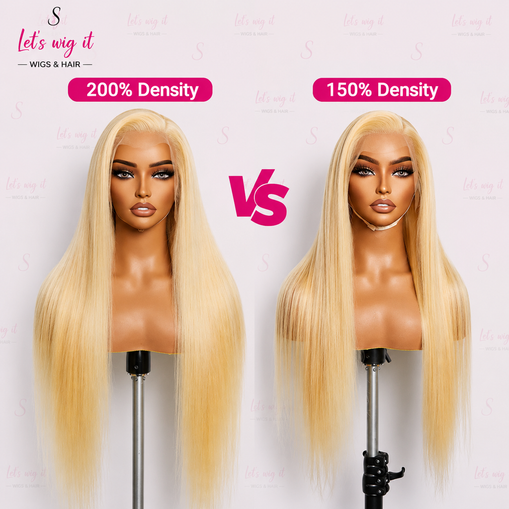 150% Density 13x4 Pre-Plucked Lace Frontal Wig Straight #613