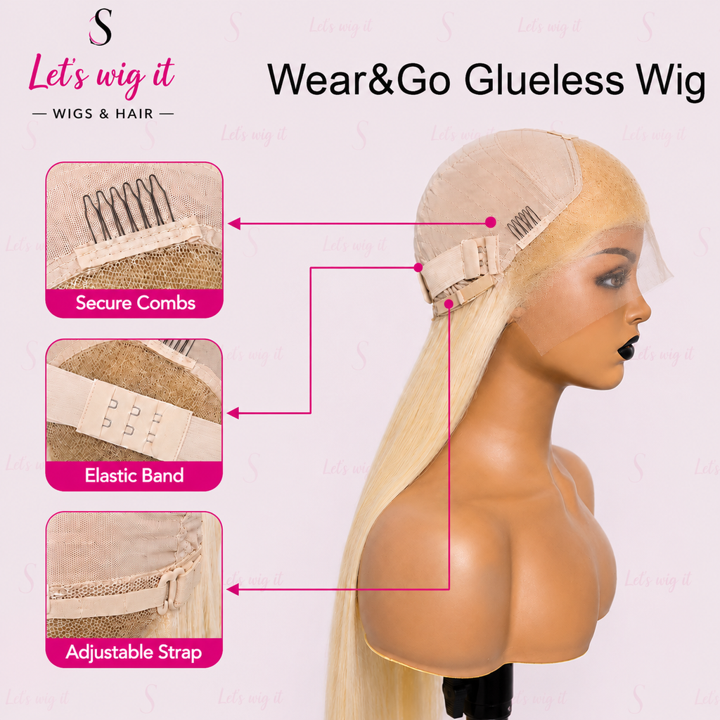150% Density 13x4 Pre-Plucked Lace Frontal Wig Straight #613