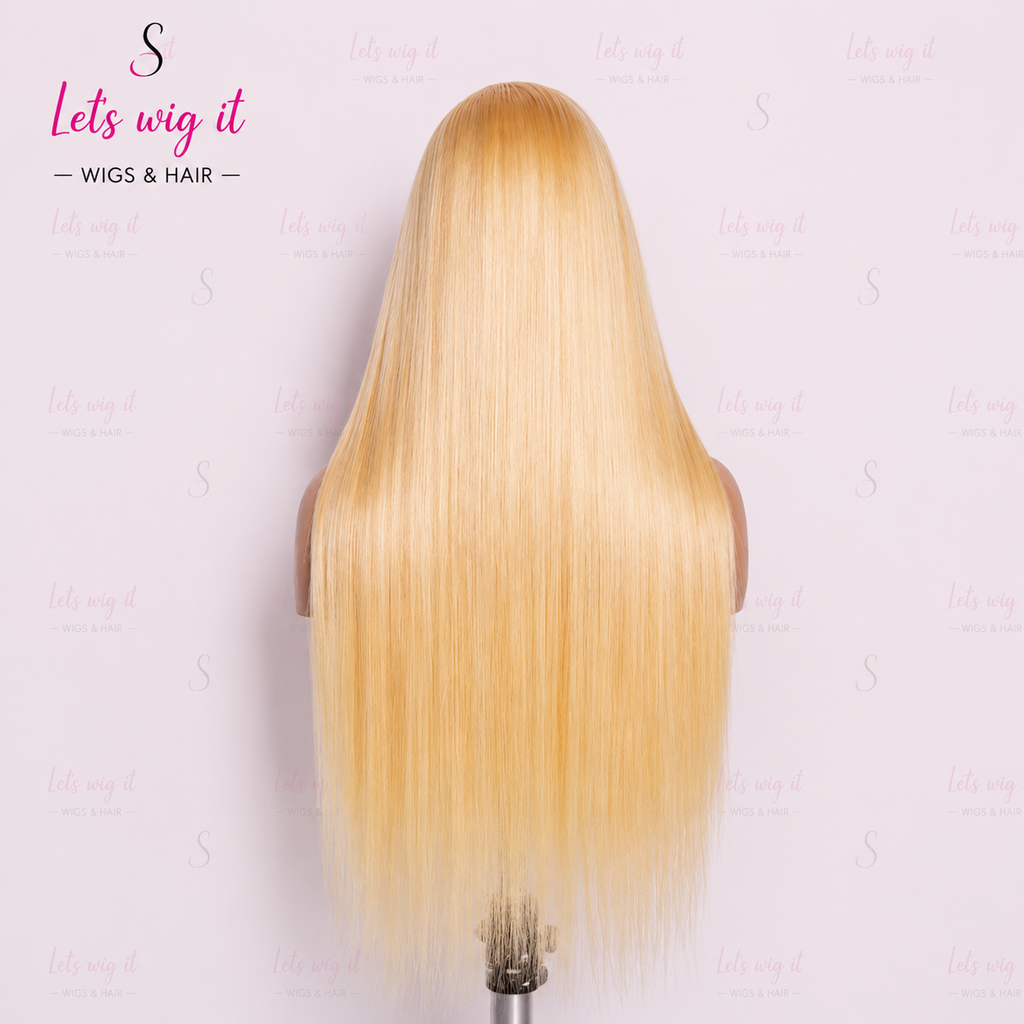 150% Density 13x4 Pre-Plucked Lace Frontal Wig Straight #613