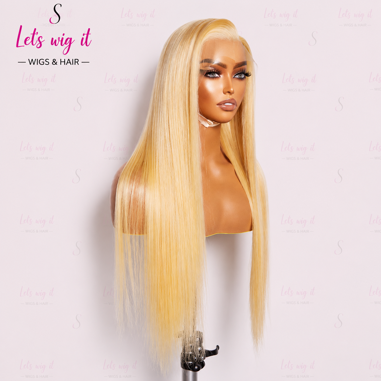 150% Density 13x4 Pre-Plucked Lace Frontal Wig Straight #613