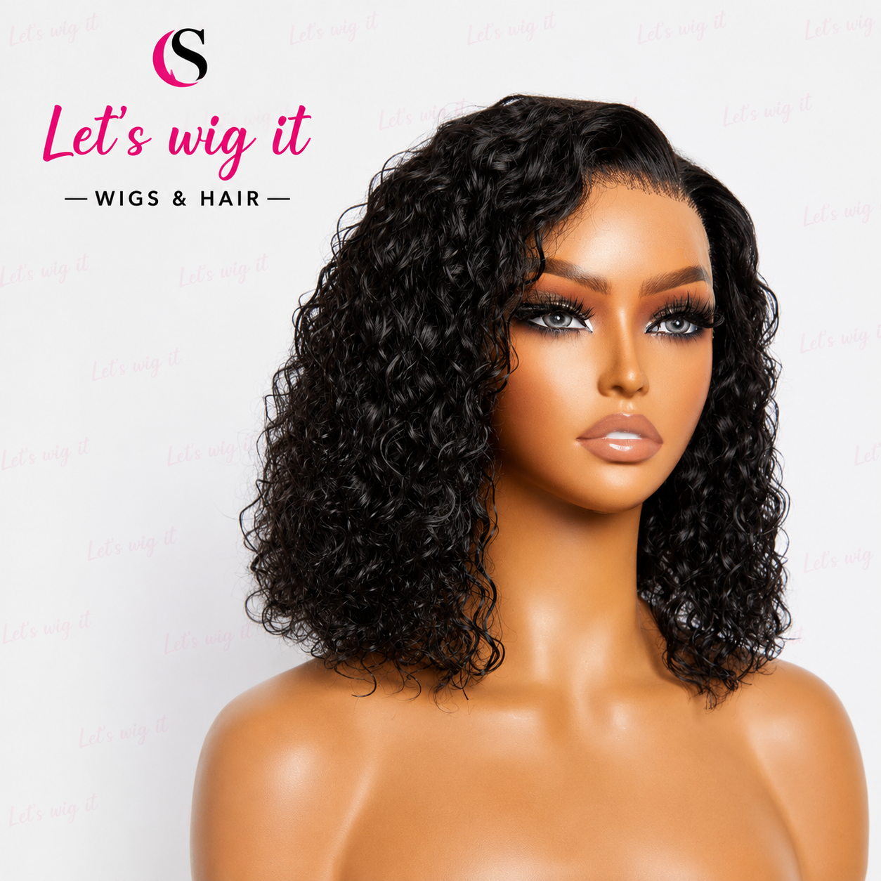 150% Density 13x4 Pre-Plucked Lace Frontal Bob Wig Water Wave