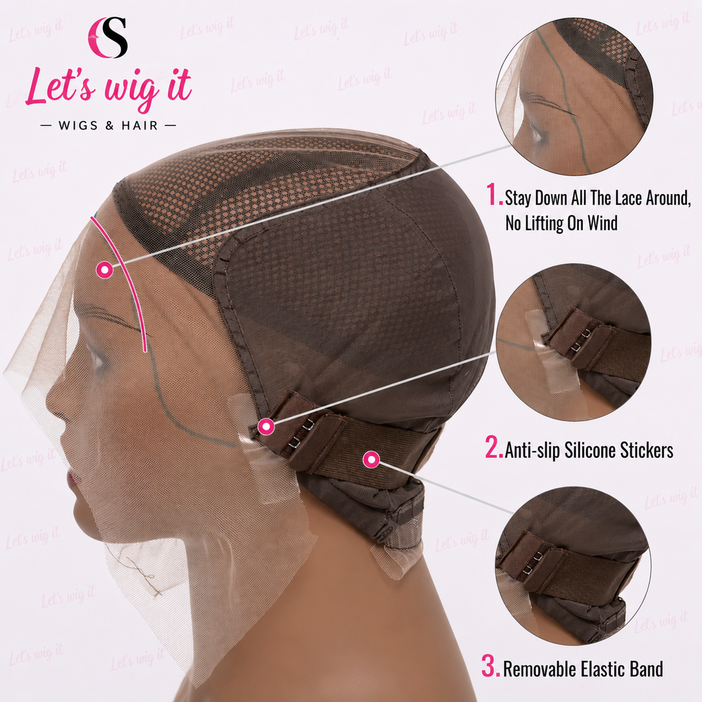 150% Density 13x6 Glueless 3D Cap Pre-Bleached Lace Frontal Wig Burmese Curly