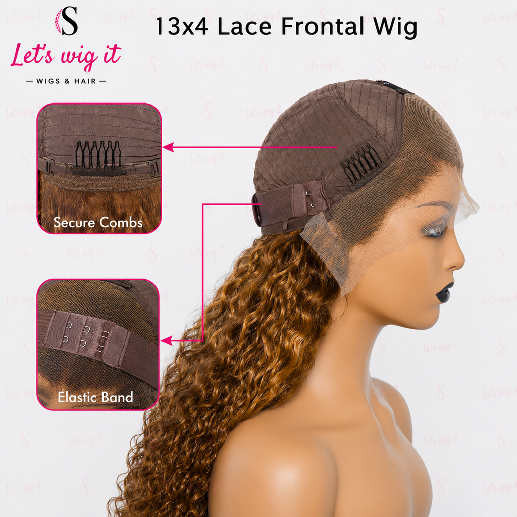 150% Density 13x4 Pre-Plucked Lace Frontal Wig Water Wave