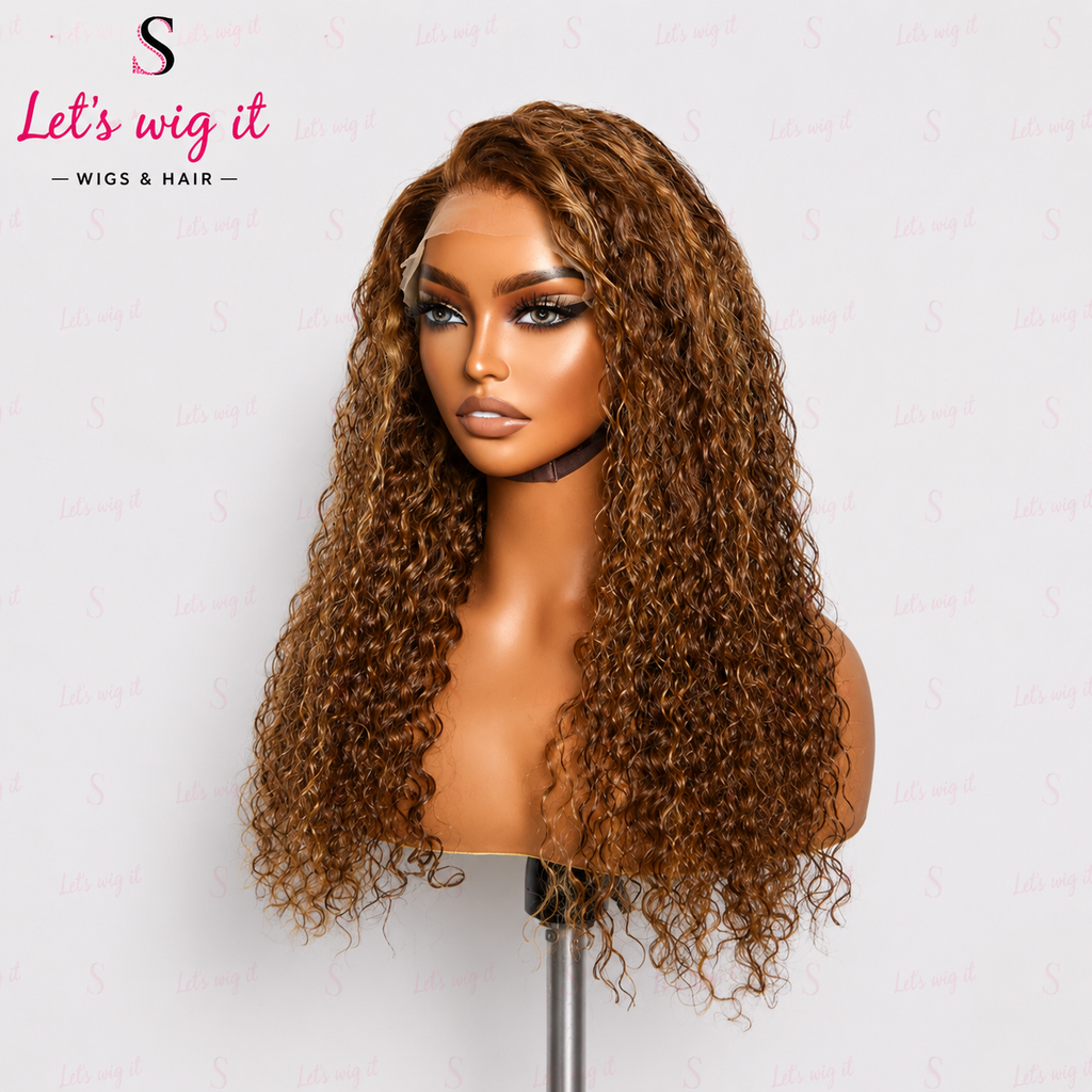150% Density 13x4 Pre-Plucked Lace Frontal Wig Water Wave