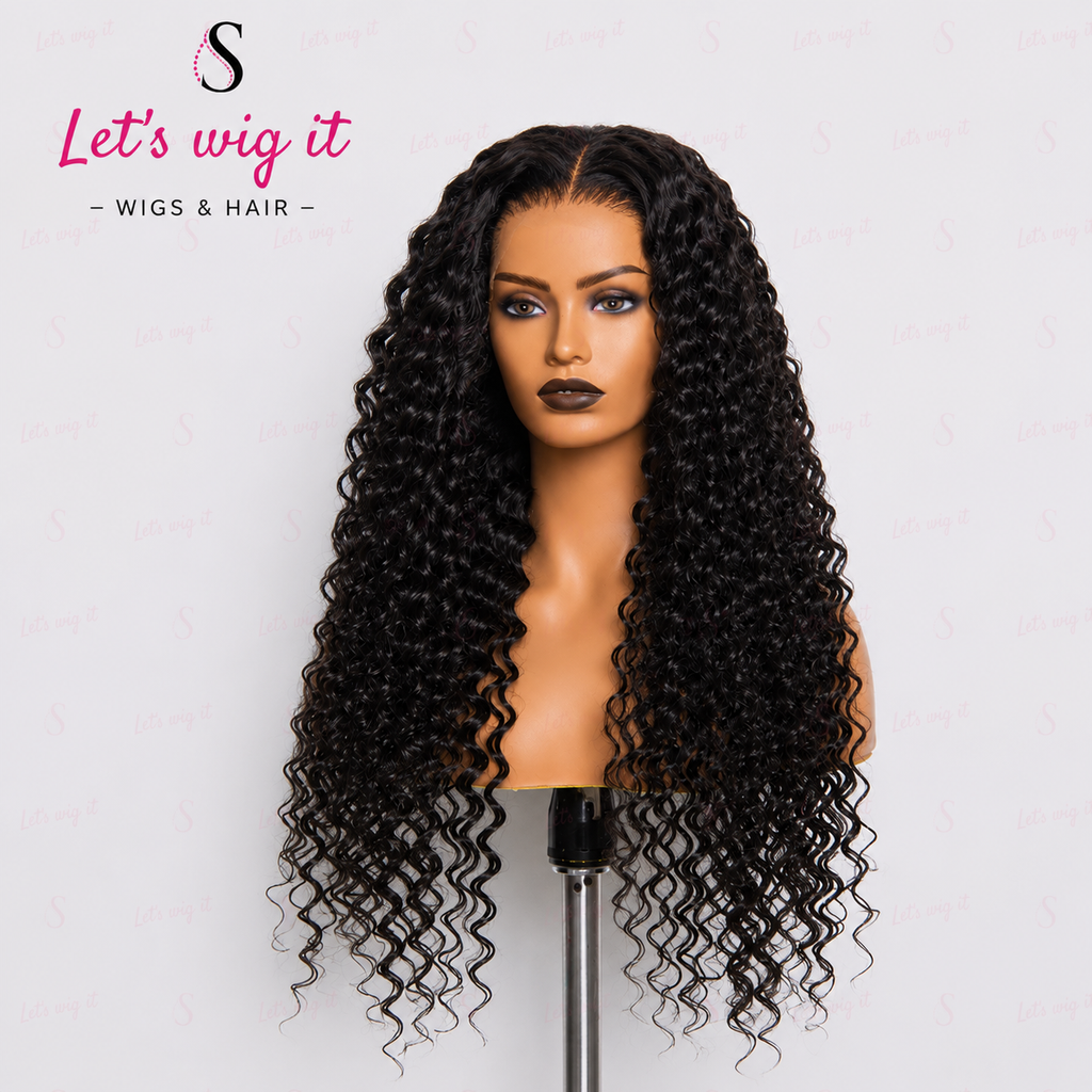 180% Density HD 13x4 Full Frontal Lace Wig Deep Wave