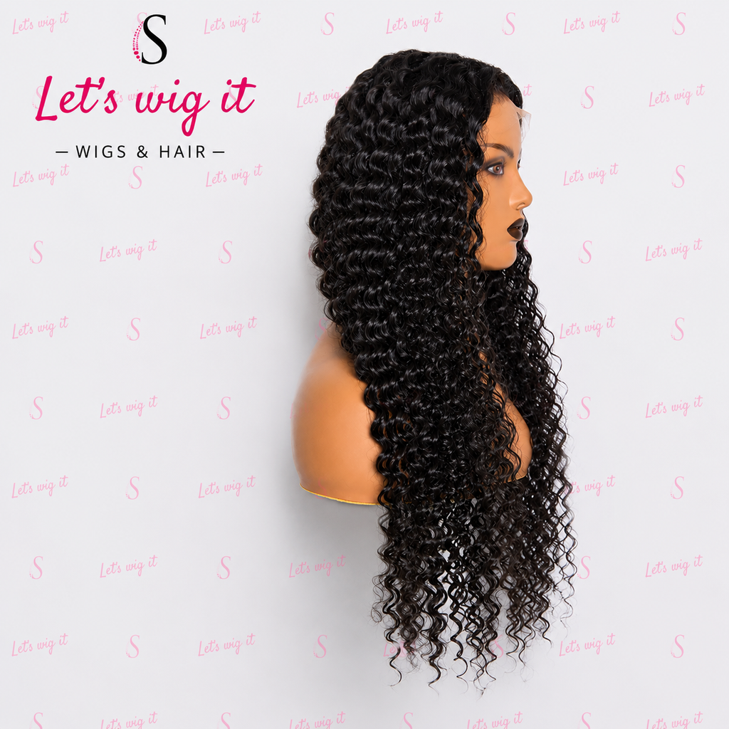 180% Density HD 13x4 Full Frontal Lace Wig Deep Wave