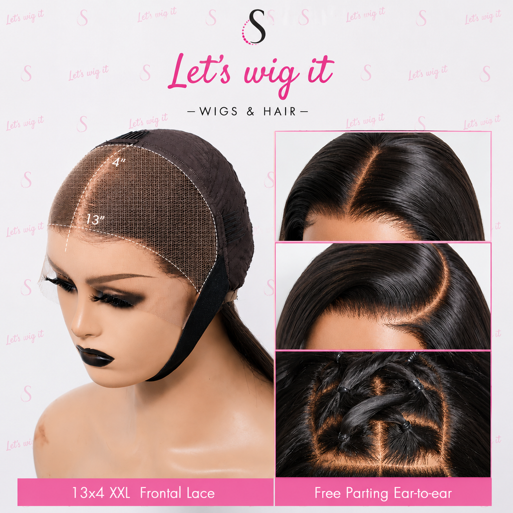 150% Density 13x4 Super Natural Hairline Silky Blunt Cut HD Glueless Frontal Lace Wig