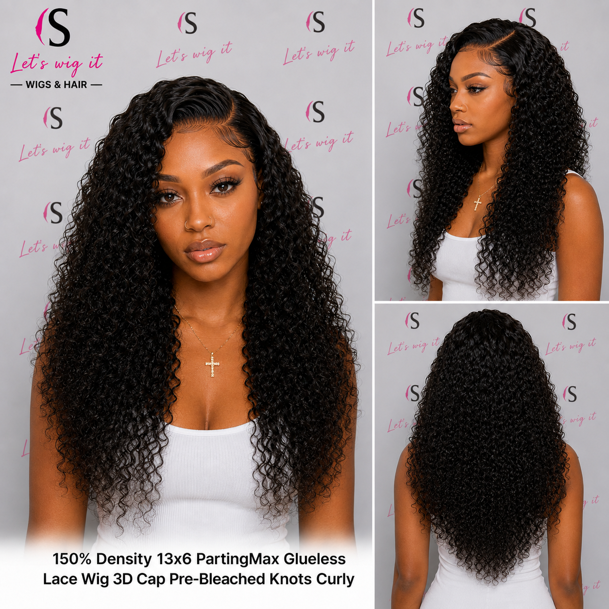 150% Density 13x6 PartingMax Glueless Lace Wig 3D Cap Pre-Bleached