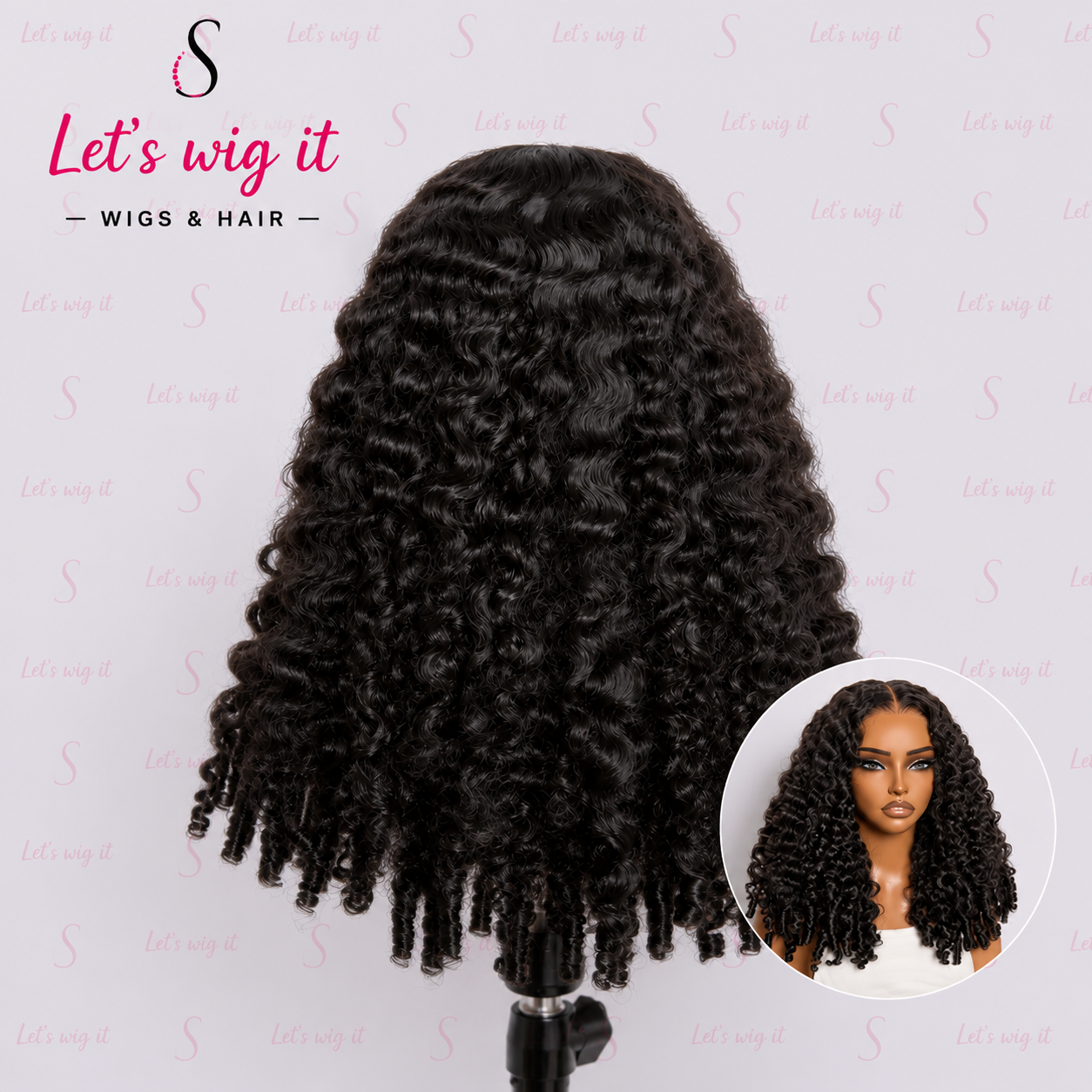 180% Density HD 13x4 Full Frontal Lace Wig Deep Curly