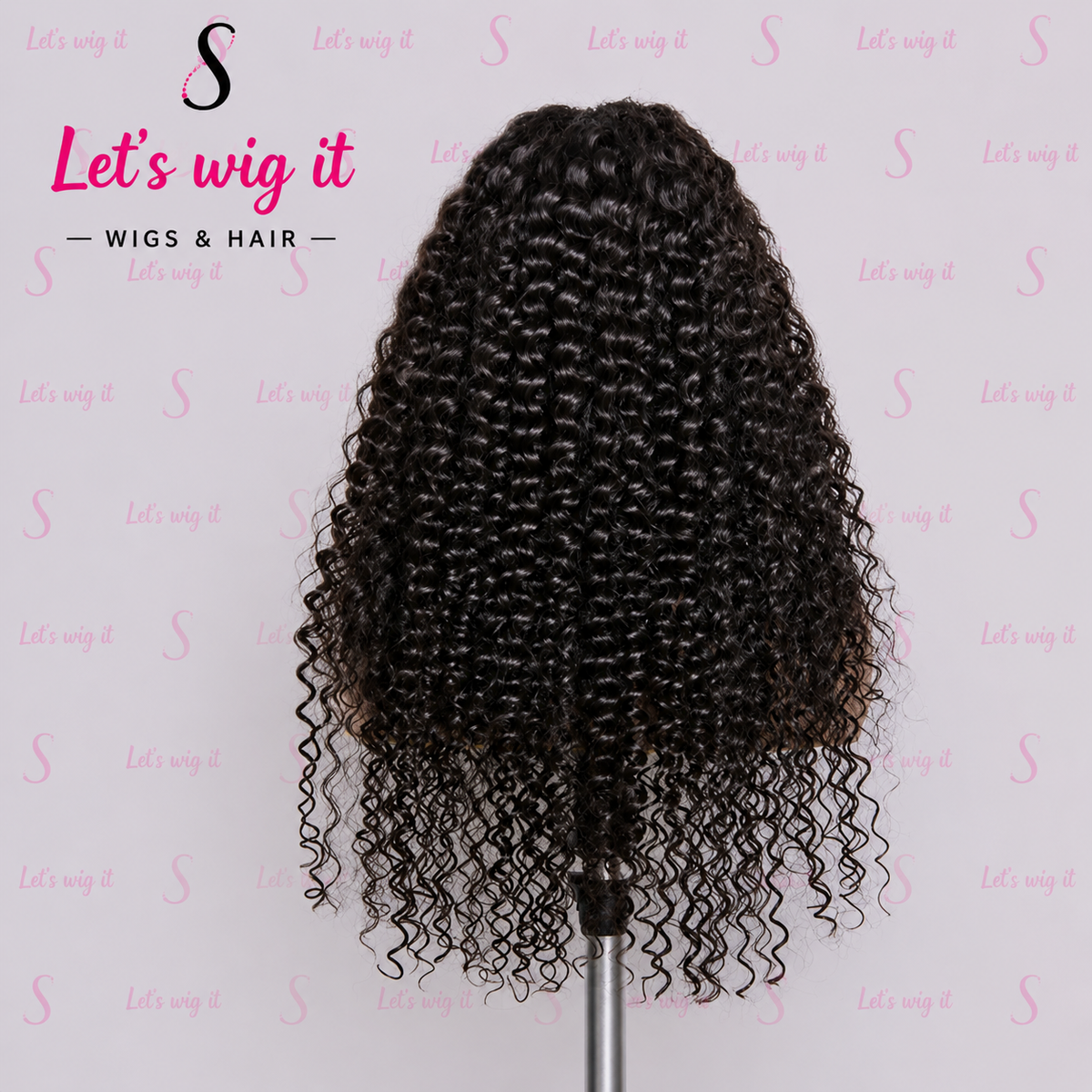 26 Inches 4x4 Faux Goddess Locs With Curls Braids Lace Closure Wig 200% Density