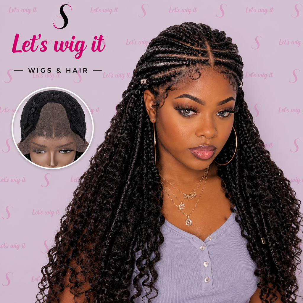 180% Density 13x6 Glueless 3D Cap Pre-Bleached Lace Frontal Wig Burmese Curly