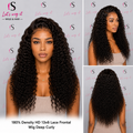 180% Density HD 13x6 Lace Frontal Wig Deep Curly