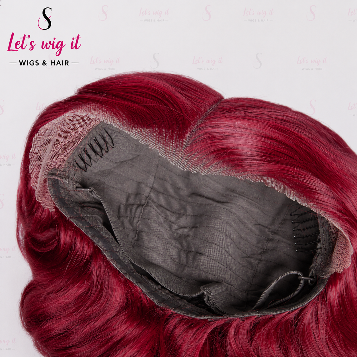 150% Density 13x4 Pre-Plucked Free Part Lace Frontal Wig Body Wave 24 Inches Burgundy