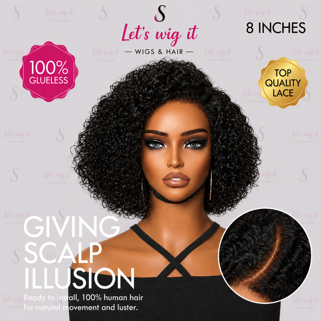 150% Density Trendy Short Cut Minimalist HD Lace Glueless Side Part Wig