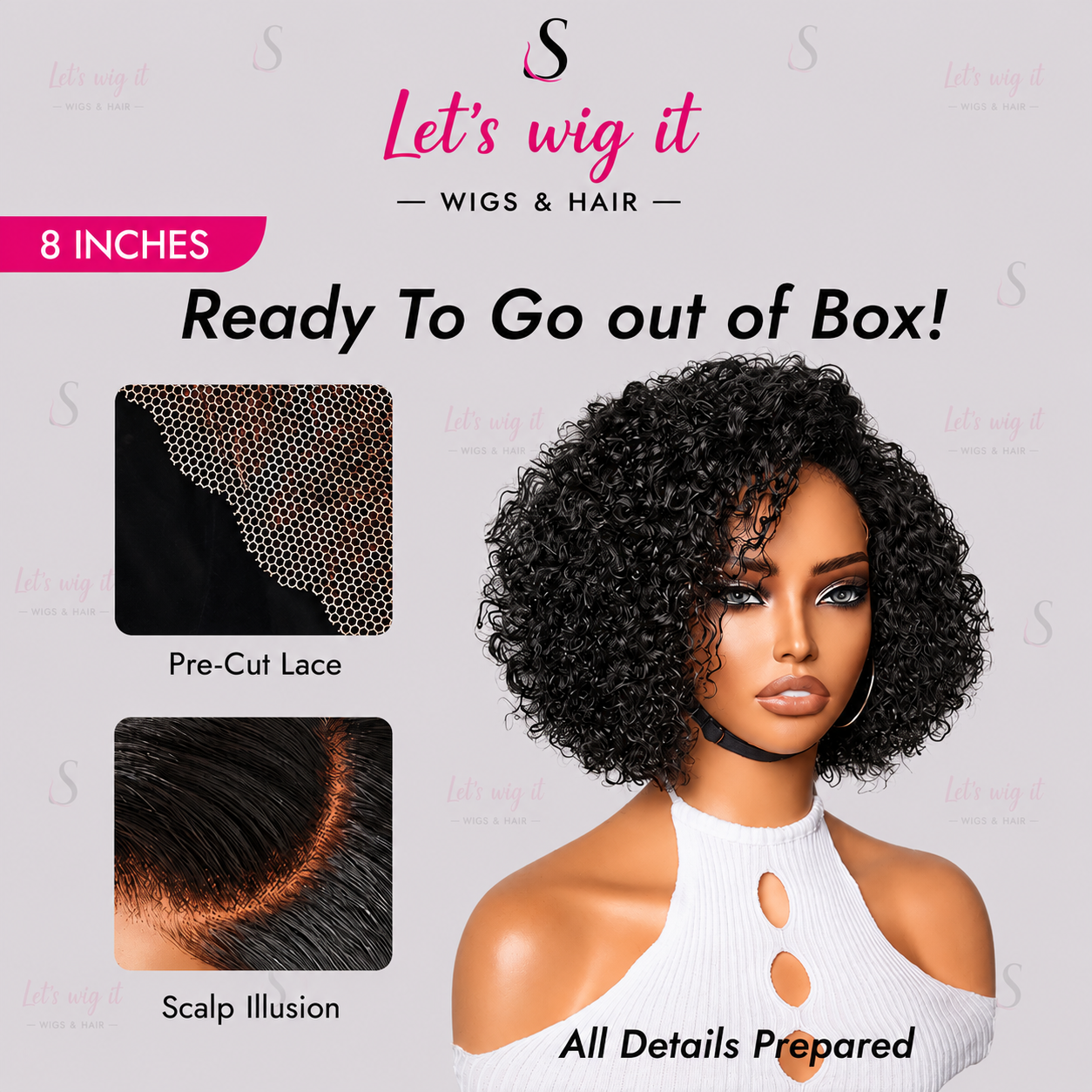 150% Density Trendy Short Cut Minimalist HD Lace Glueless Side Part Wig