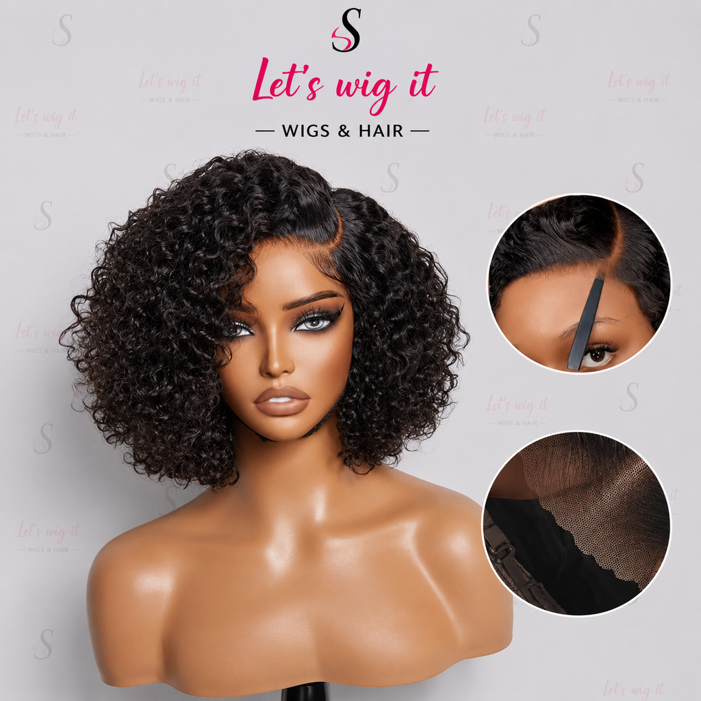 150% Density Trendy Short Cut Minimalist HD Lace Glueless Side Part Wig