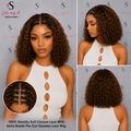 150% Density 5x5 Closure Lace With Boho Braids Pre-Cut Glueless Lace Wig