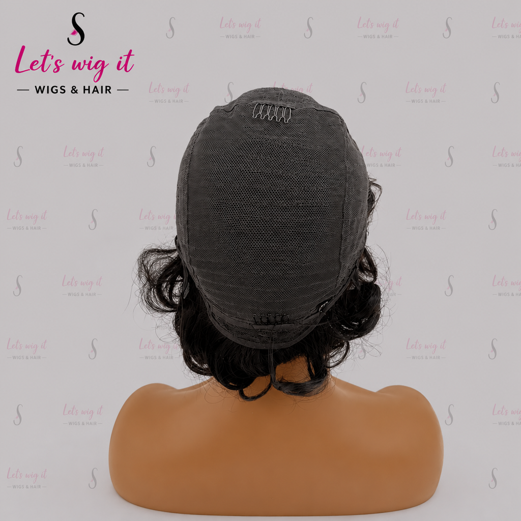 150% Density Glueless Natural Wear-And-Go Bouncy Curly Fringe Wig