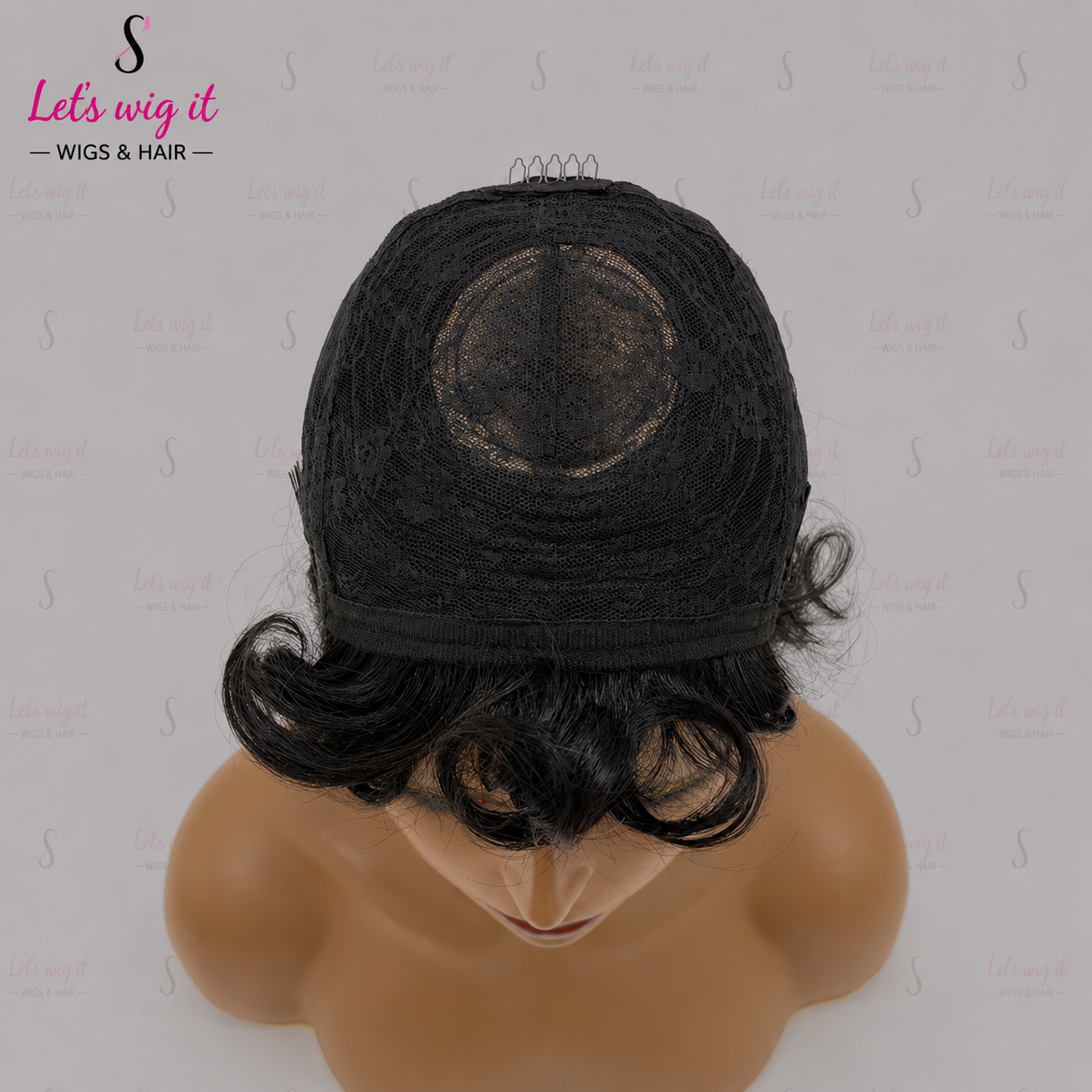 150% Density Glueless Natural Wear-And-Go Bouncy Curly Fringe Wig