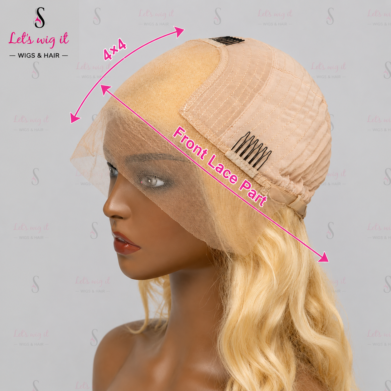 150% Density 4x4 Upgrade Lace Front Wig Body Wave #613